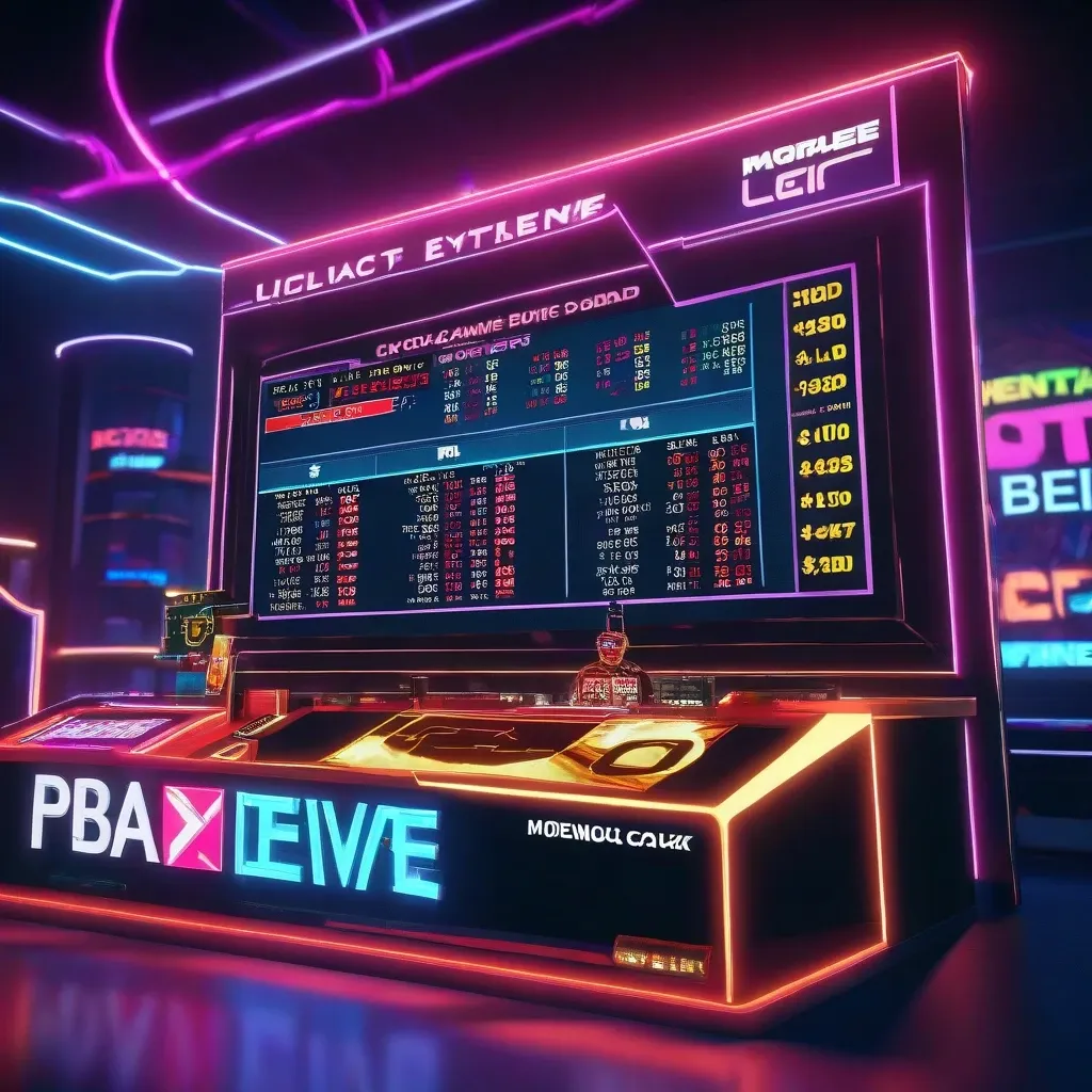Neon Betting Board